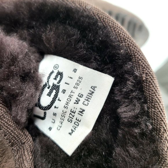UGG Australia Classic Short Chocolate Winter Boots Women's Size 6 MSRP $170 - Picture 7 of 7
